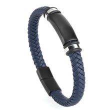 Load image into Gallery viewer, Mcllroy Genuine Leather Bracelet Men Homme Multi-layer Gold/Silver/Black Magnet Buckle Mens Bracelets 2019 Punk Jewelry Gifts